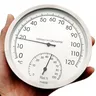 Thermomètre hygromètre analogique mural inoxydable 127mm… – vue 4