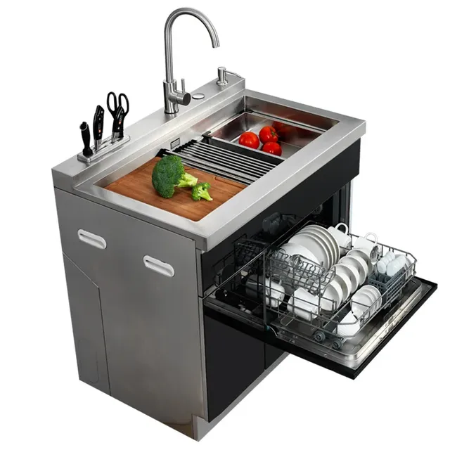 Évier encastrable inox brossé bac unique égouttoir… – vue 6