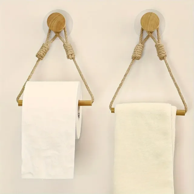 Porte-rouleau de papier toilette rétro – vue 2