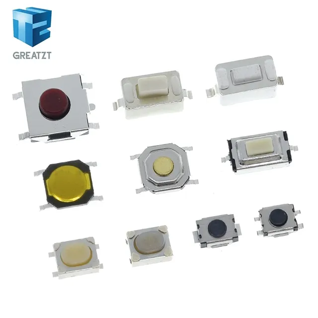 10 pièces 3*6 3*4 4*4 SMD Tactile bouton poussoir… – vue 4