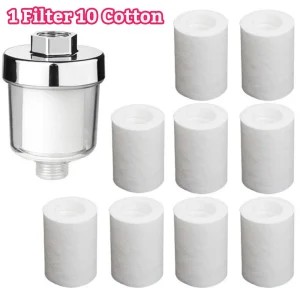 Kit purificateur de sortie d’eau, filtre de robinet universel, cuisine, salle de bains, douche pour eau dure, Filtration haute densité, coton PP Kit purificateur de sortie d’eau, filtre de robinet universel, cuisine, salle de bains, douche pour eau dure, Filtration haute densité, coton PP