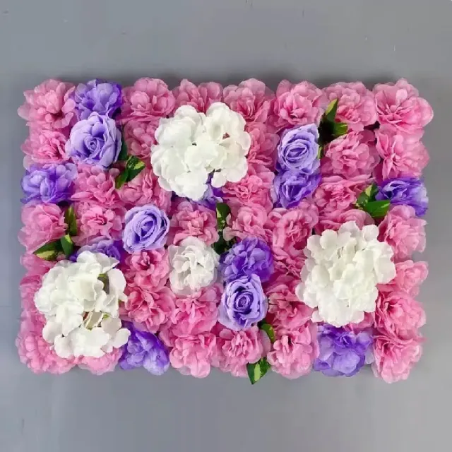 Panneaux muraux de fleurs artificielles faits à la main – vue 2