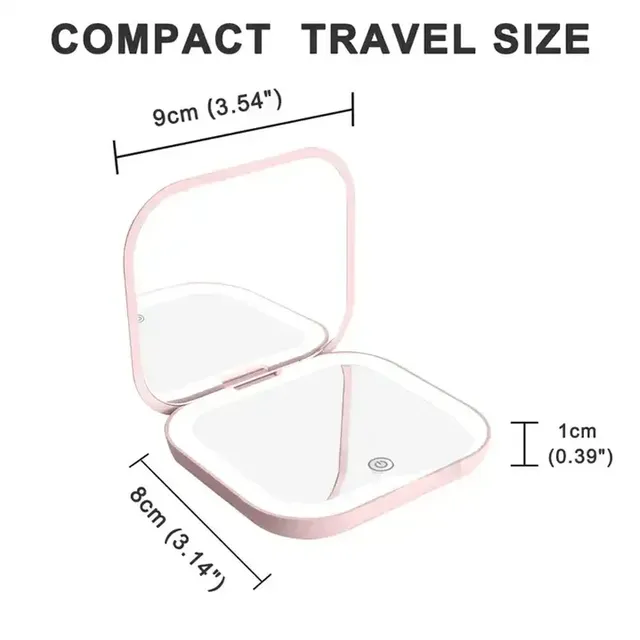 Miroir de maquillage de voyage Portable – vue 3