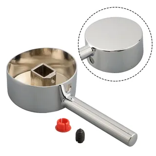 Poignée robinet mitigeur monocommande chromée ergonomique lisse…