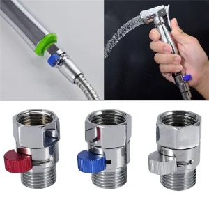 Vanne de contrôle du débit d&rsquo;eau à jonction en laiton, salle de bains, douche, vanne d&rsquo;angle Shu off droite, accessoire de robinet d&rsquo;eau de bain