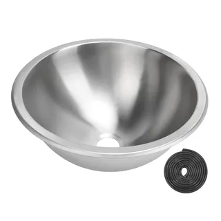 Évier rond de camping-car en acier inoxydable 304