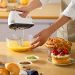 Mélangeur à main 7 vitesses Mini mélangeur électrique multifonctionnel mélangeur alimentaire batteur à oeufs automatique crème alimentaire gâteau cuisson pâte mélangeur