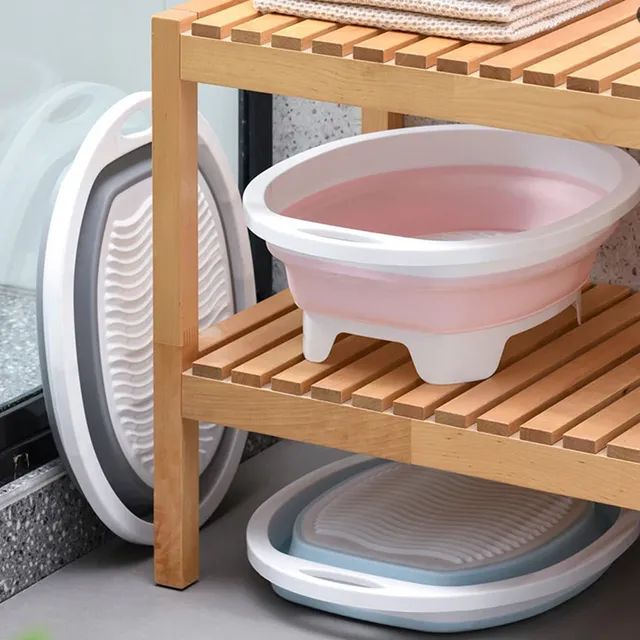 Bassin de planche à laver pliable pour le lavage des mains – vue 3