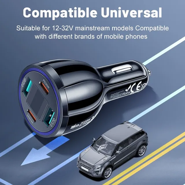 Chargeur USB de voiture de type C à charge rapide PD – vue 6