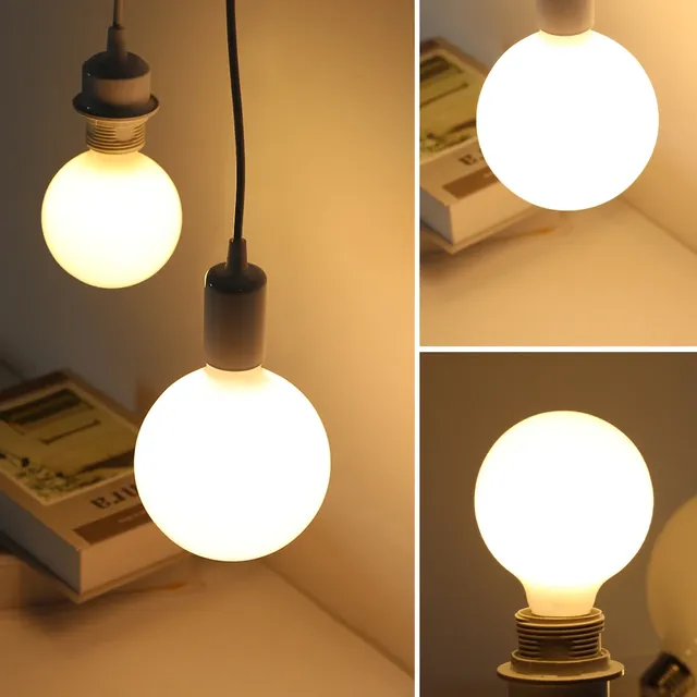 Ampoule LED laiteuse E27 AC 220V 110V G80 G95 G125 – vue 6