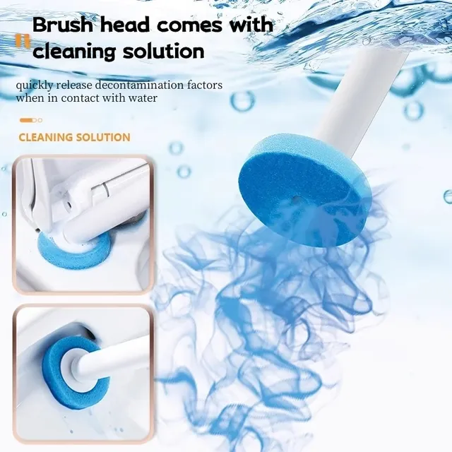 Nettoyeur de brosse de toilette jetable mural – vue 5