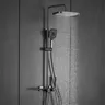 Système de douche de salle de bain en laiton gris odorde… – vue 4