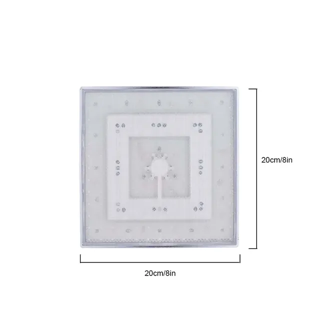 Pommeau de douche rond à lumière LED rvb de 8 pouces – vue 4