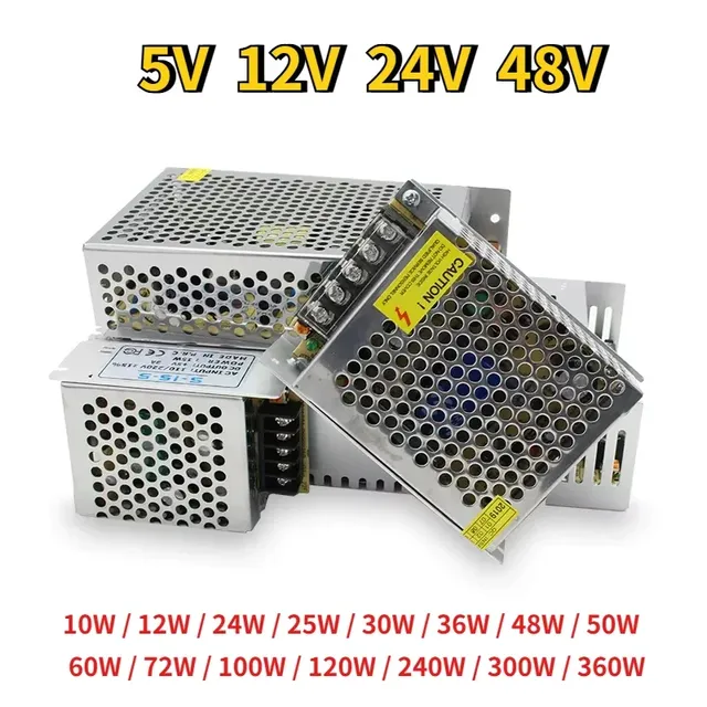 AC DC 110V 220V à 5V 12V 24V 48V Source d'alimentation à… – vue 2