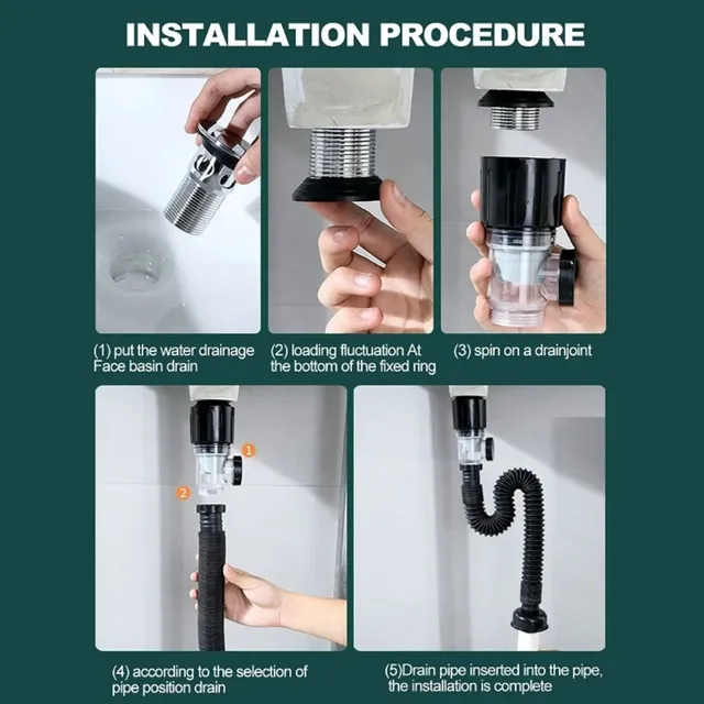 Égouttoir lavabo polyvalent filtre pratique installation… – vue 2