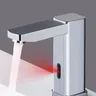 Robinet à capteur en plastique et acier – vue 4