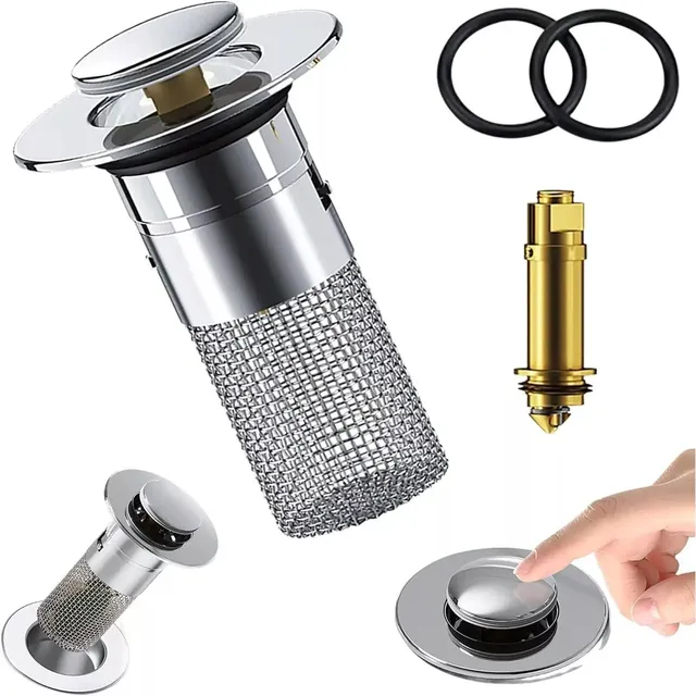 Bouchon évier clicclac bonde panier filtre inoxydable… – vue 2