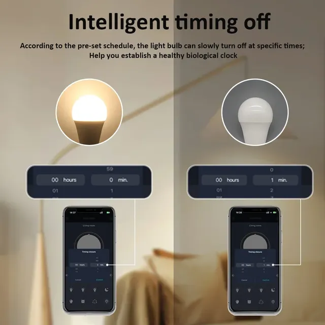 Ampoule LED intelligente à intensité variable – vue 2