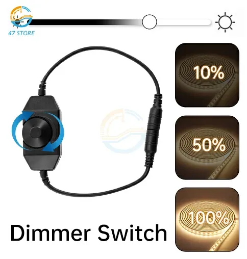 Variateur de bande LED monochrome DC 12V 24V – vue 3