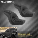 Siège de passager de conducteur de moto, siège avant et arrière à deux coussins pour Harley Softail Sport Glide Low Rider S Low Rider ST 2018 – 24