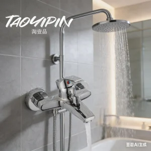 IELTS robinet de douche Triple mitigeur dissimulé baignoire pomme de douche chaude et froide robinet mural