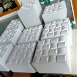 30×30 cm panneau mural 3D géométrique solide 3d pierre brique salon TV fond décalcomanie carrelage moule 3D autocollant mural salle de bains cuisine