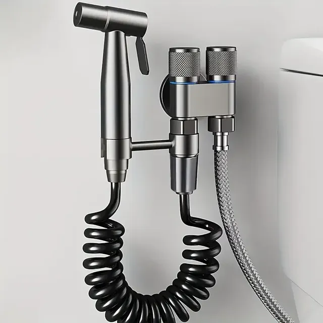 Robinet de nettoyage de toilettes moderne à double… – vue 2