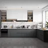Armoires cuisine îlot évier intégré acier inoxydable 304… – vue 4