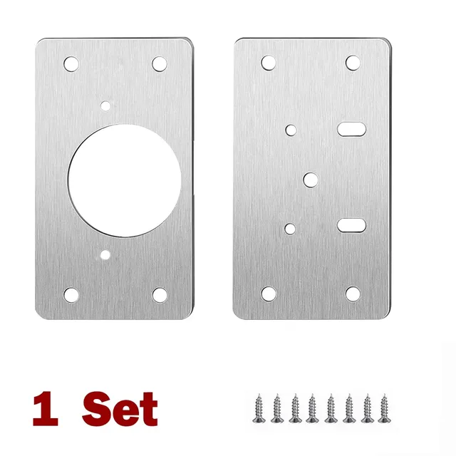 Kit de plaque de réparation de charnière d'armoire – vue 4