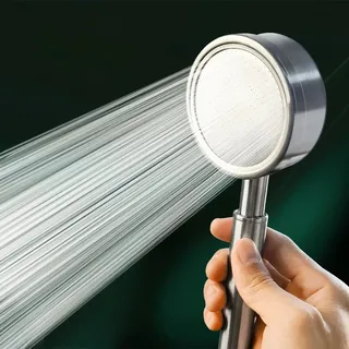 Pommeau de douche haute pression en acier inoxydable 304