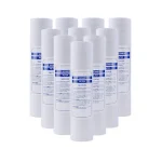 Lot 10 cartouches filtrantes en coton PP, matériau en polypropylène pour toute maison