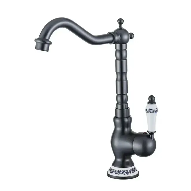 Robinets de salle de bains Robinet en bronze antique… – vue 3
