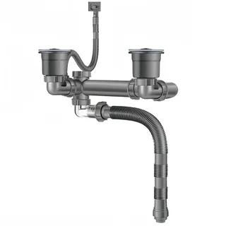 ABFS Kit de vidange d'évier Double