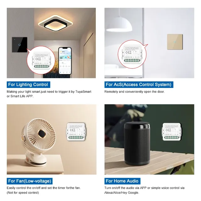 Module de commutation WiFi et zigbee à Contact sec… – vue 6