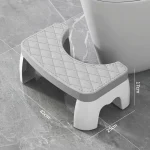 Tabouret de toilette amovible et antidérapant, 1 pièce, siège de toilette Portable, accessoires de salle de bain pour adultes