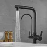 Robinet de cuisine filtré au toucher gris avec nervures… – vue 3