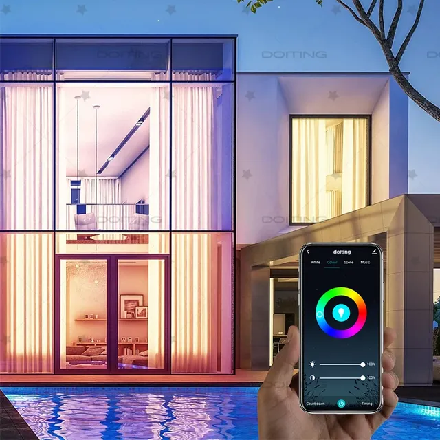 Ampoule intelligente WiFi E27 à intensité variable – vue 6