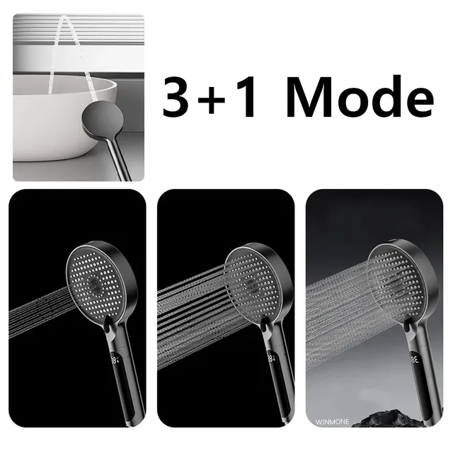 Pommeau de douche à affichage numérique LED – vue 3