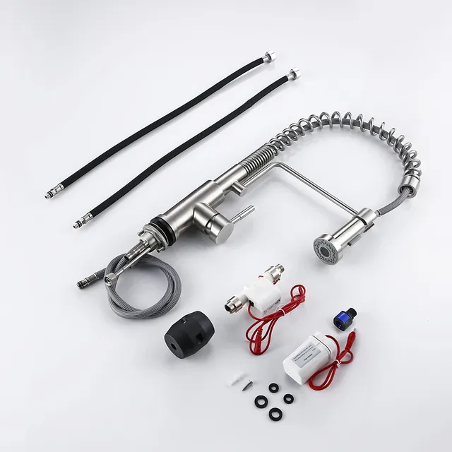Robinet d'évier de centre commercial en acier inoxydable… – vue 6