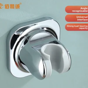 Support de douche à main sans poinçon, salle de bains, siège inférieur de pulvérisation à main, pomme de douche à main, siège fixe réglable