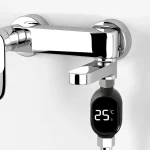 Thermomètre de douche d&rsquo;eau domestique, capteur de température intelligent étanche, affichage numérique, thermomètre de robinet, thermomètre de bain