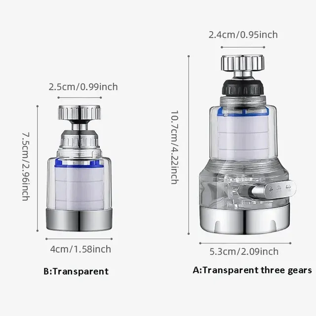 Baokemo 360 rotatif purificateur d'eau filtre robinet… – vue 5
