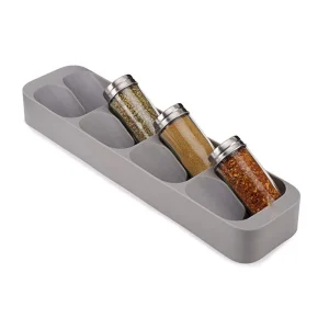 Étagère à épices à 8 grilles, organisateur de placard, supports de rangement d&rsquo;épices, ustensiles pour garde-manger, pot d&rsquo;assaisonnement de cuisine, organisateur d&rsquo;épices dans le tiroir