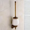 Porte brosse mural laiton massif bronze antique support… – vue 3