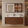 Évier européen salle De Bain armoire Led lavage miroir… – vue 4
