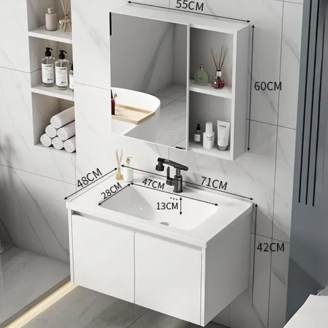 Miroir moderne salle de bain armoire porte conceptions… – vue 5