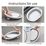 Bassin pliable portable silicone plastique polypropylène… – vue 6