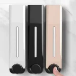 Distributeur de savon mural de 500ML, distributeur de savon pour douche, Gel douche, détergent, accessoires de salle de bains, pompe à savon