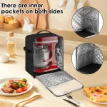 Juste anti-poussière étanche pour cuisine, support de centre commercial, base de curseurs iss électroménagers, pocommuniste de rangement, convient aux centres commerciaux KitchenAid de 4.5 à 8 pintes