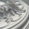 Rosace plafond ronde baroque acanthe volutes relief… – vue 5
